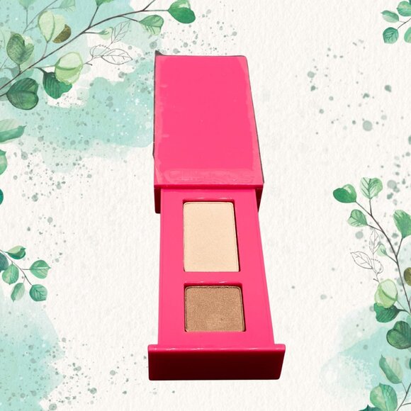 2 Clinique All About Shadow Duo in 04 Ivory Bisque I Bronze Satin 0.06 Oz - Picture 2 of 4